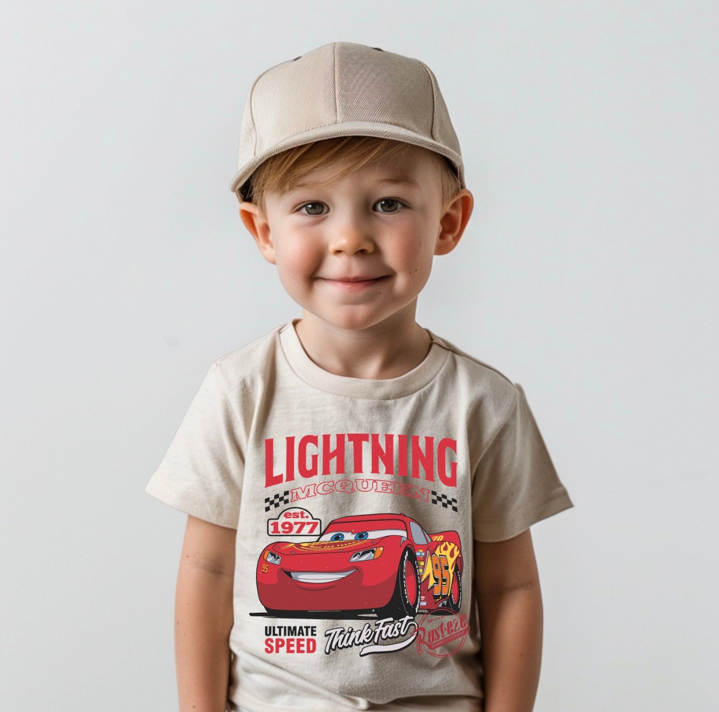 Distressed Lightning McQueen