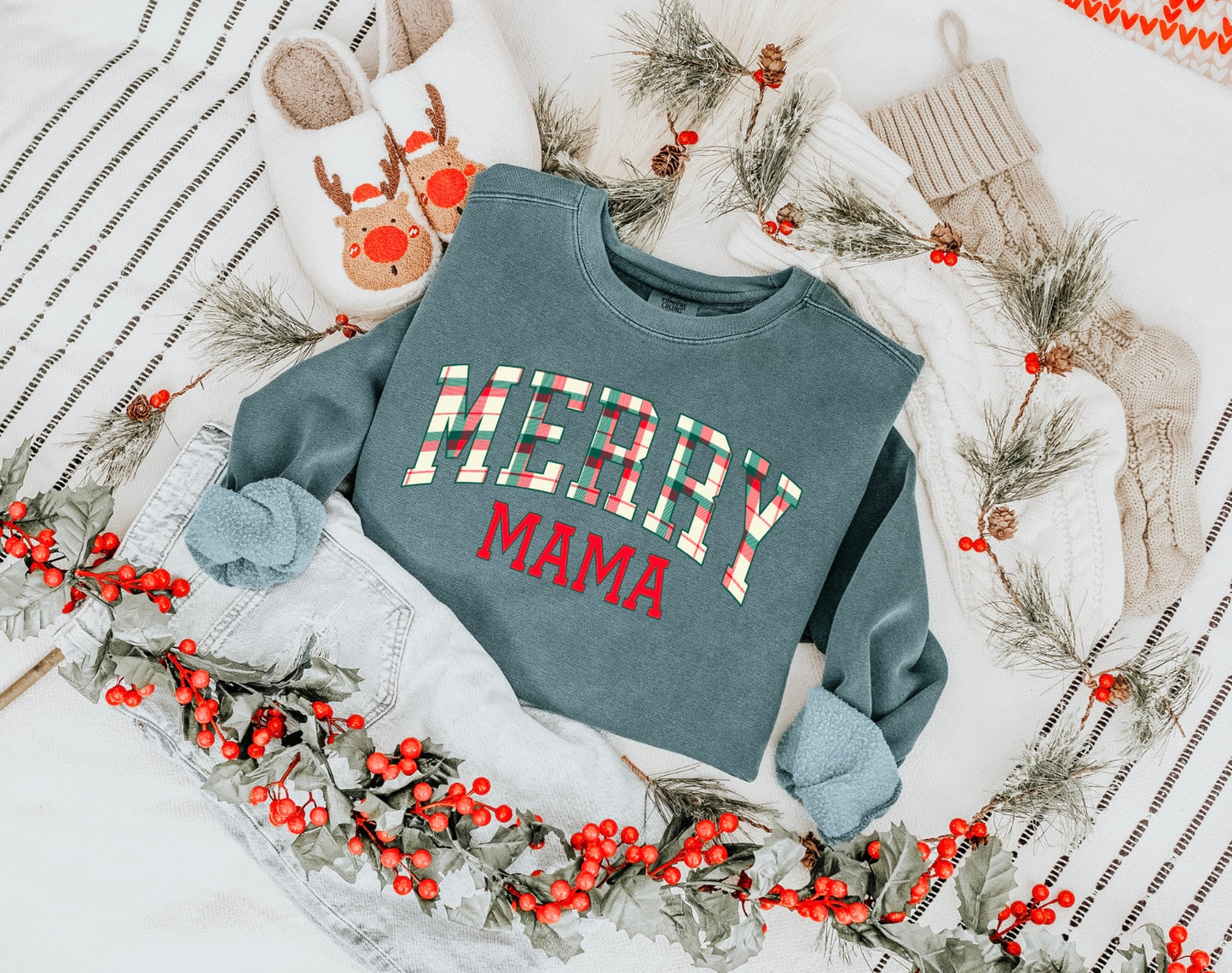 Cozy Christmas Mama