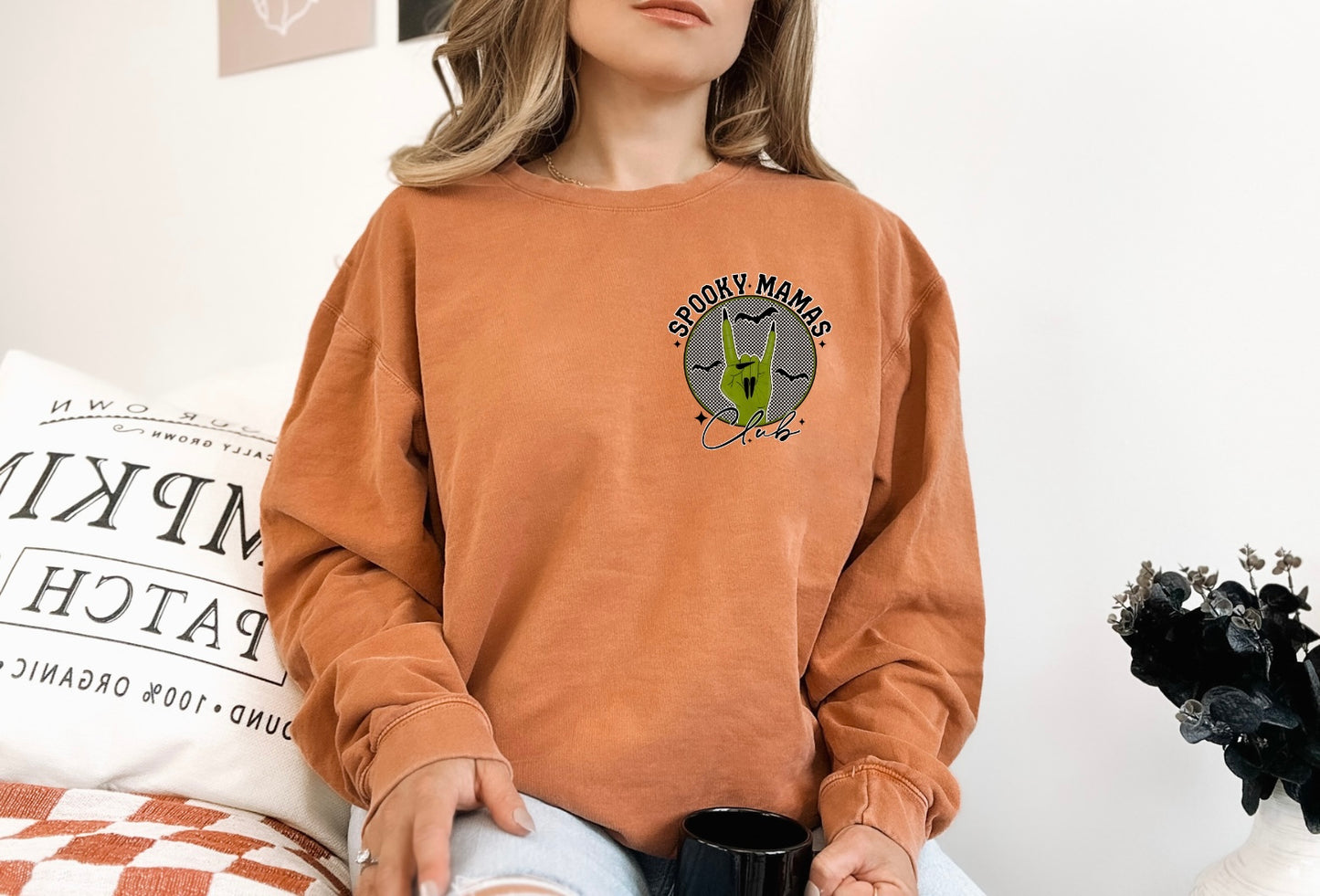 Spooky Mama Rock On Crewneck