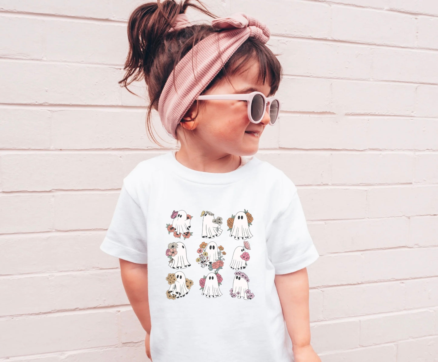 Vintage Ghost Floral Girls Design