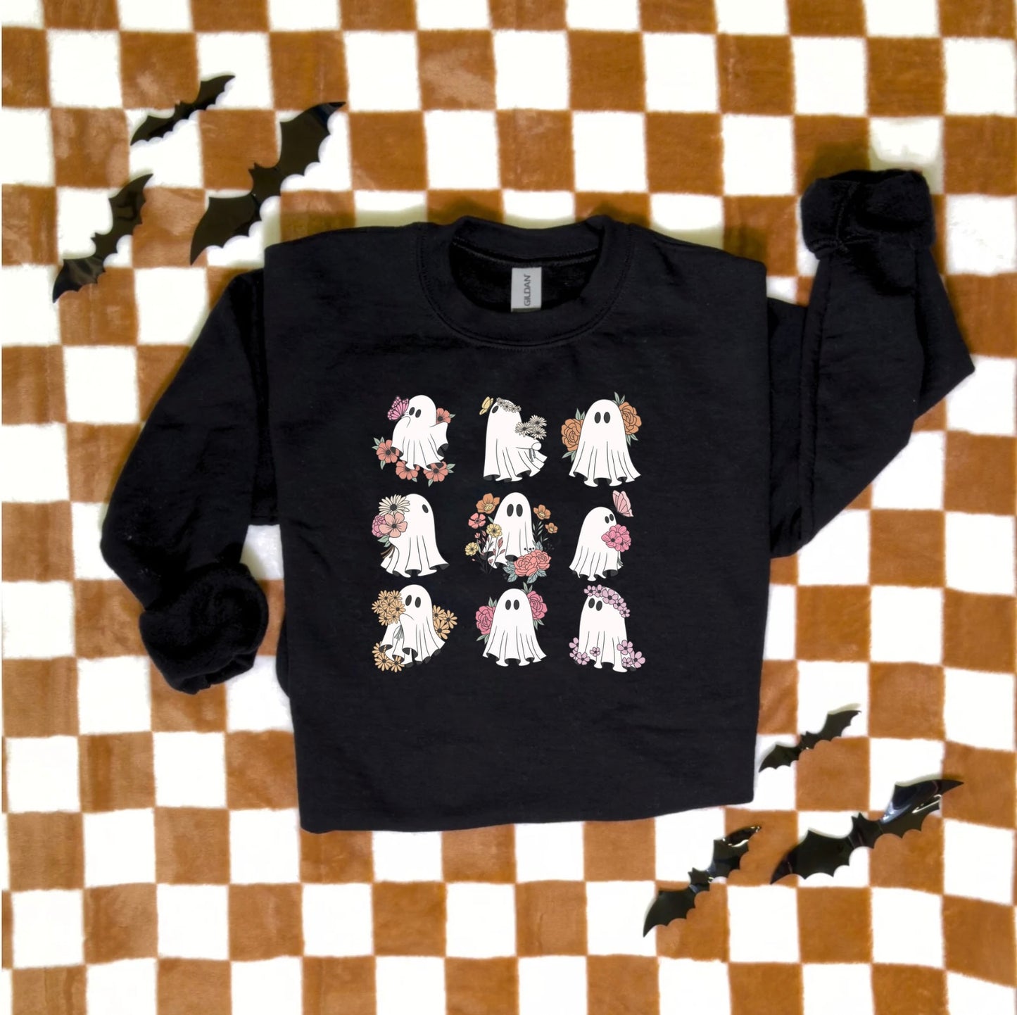 Vintage Ghost Floral Girls Design