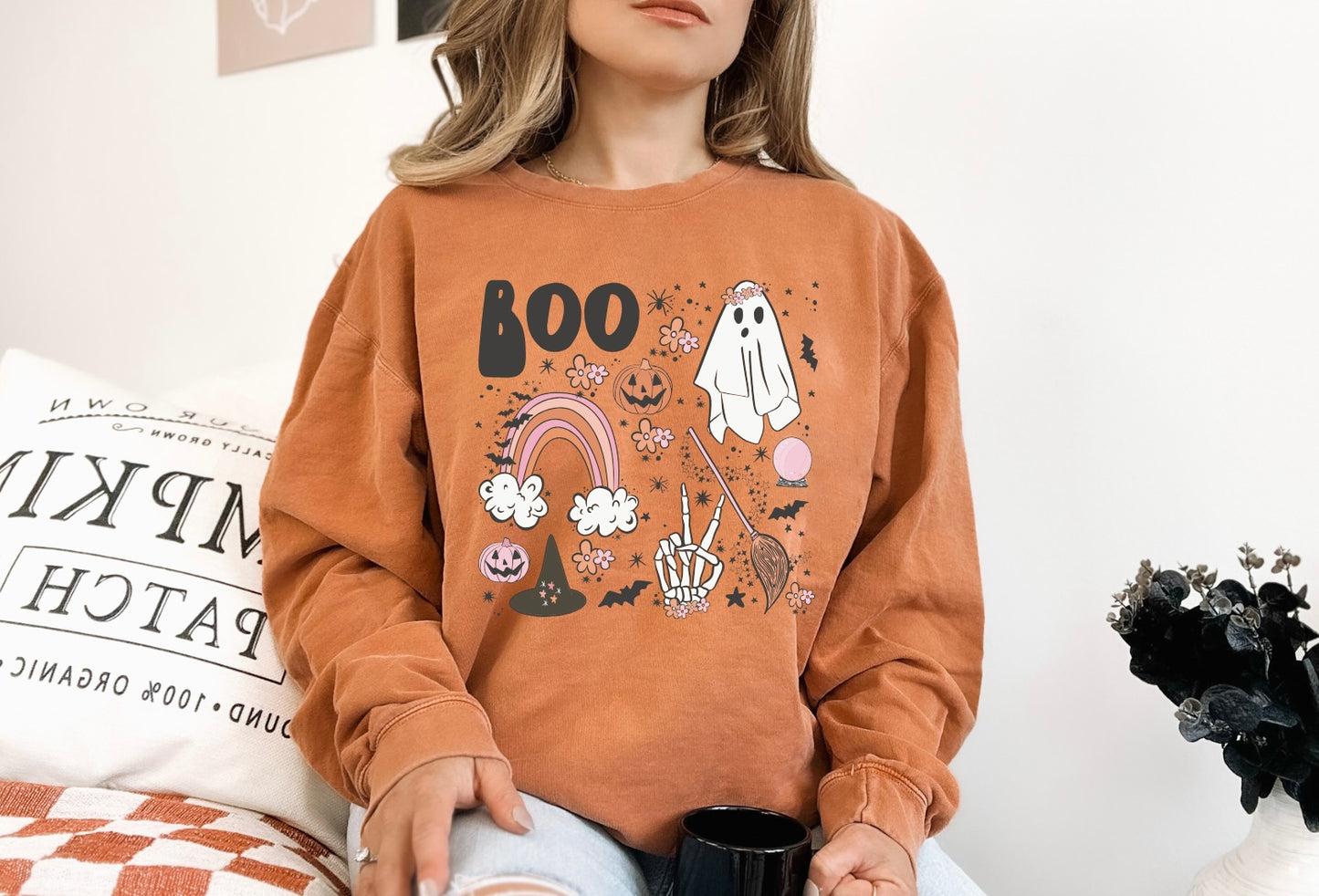 Boho Boo Bash Women’s Crewneck