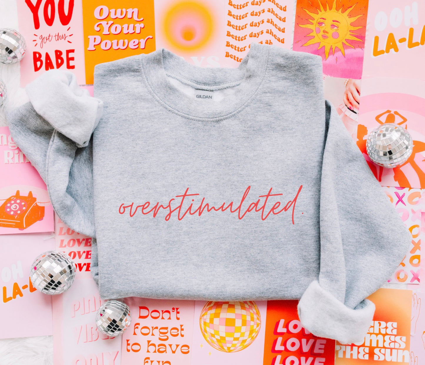 Overstimulated crewneck