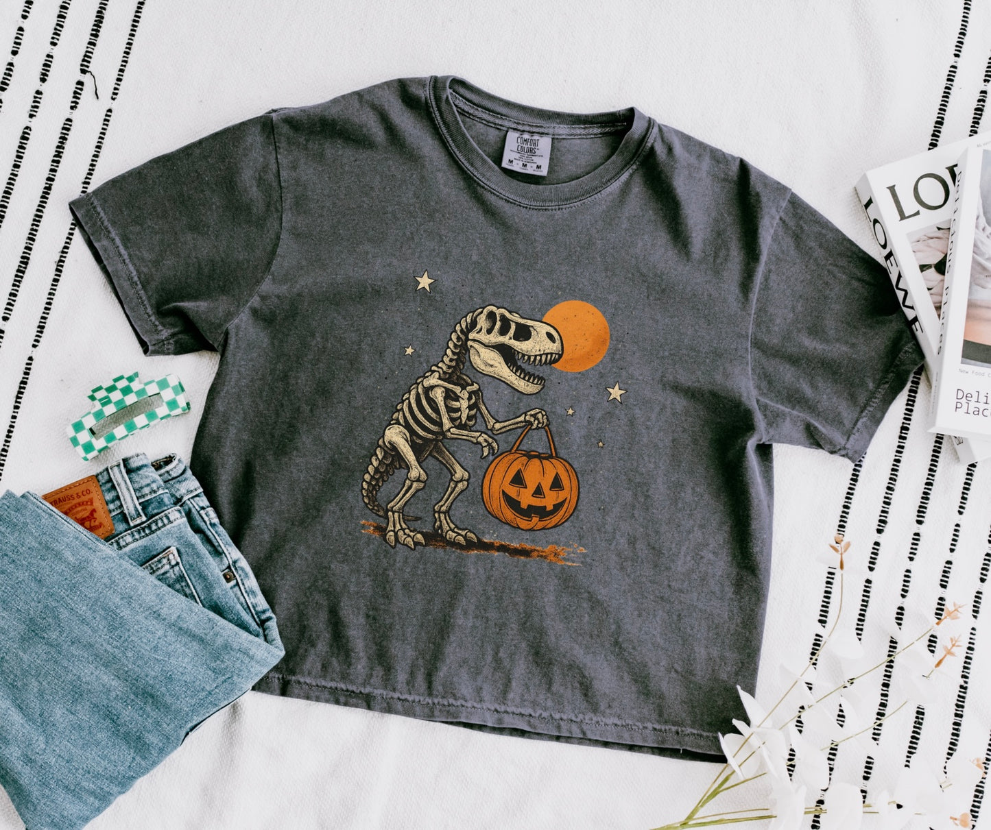 Dinosaur Trick Or Treat Tee