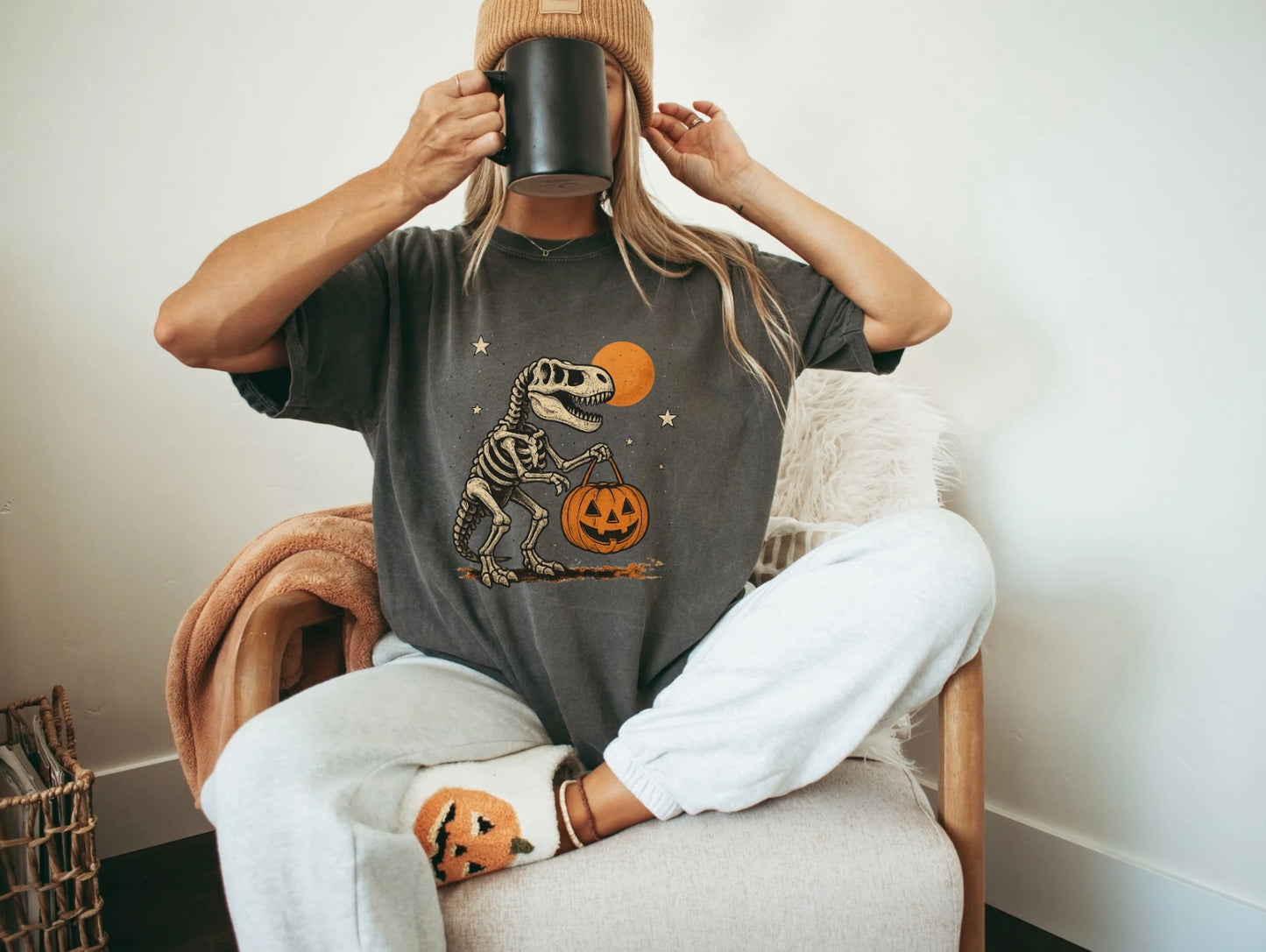 Dinosaur Trick Or Treat Tee