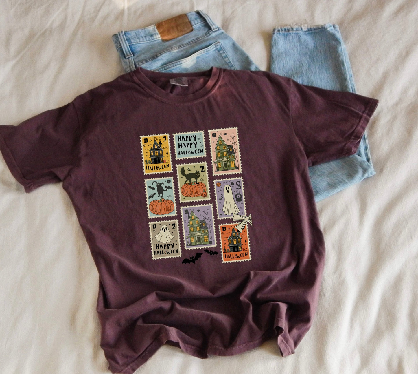 Retro Halloween Stamp Women’s Tee