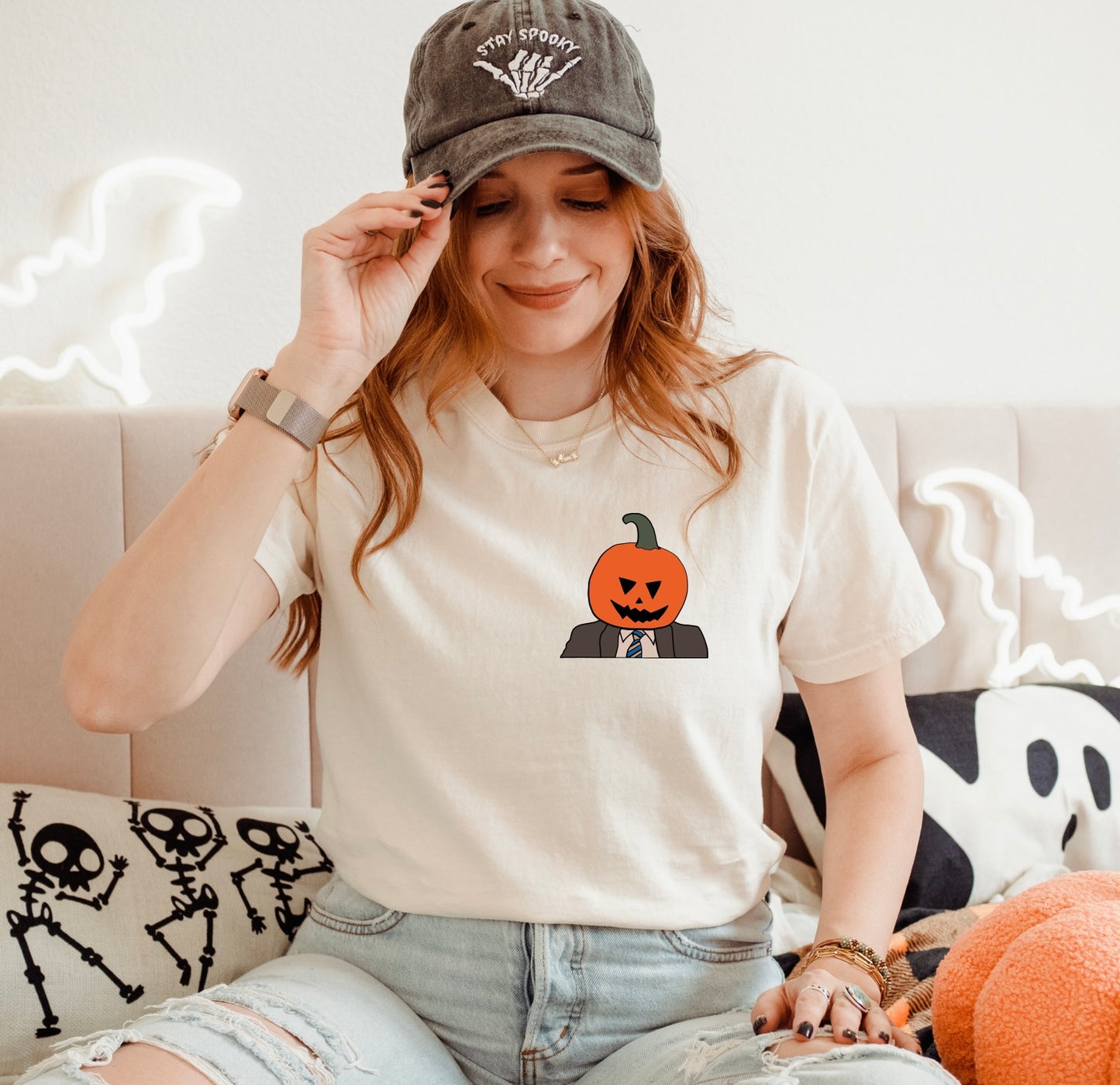 Dwight Pumpkin Pocket Women’s Tee