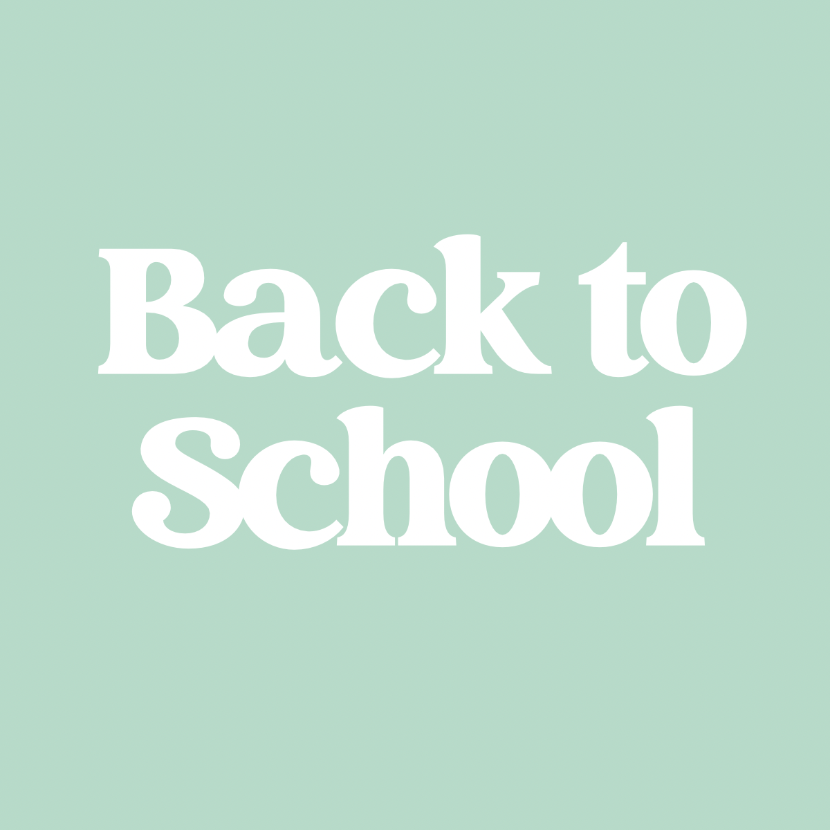 Back to School