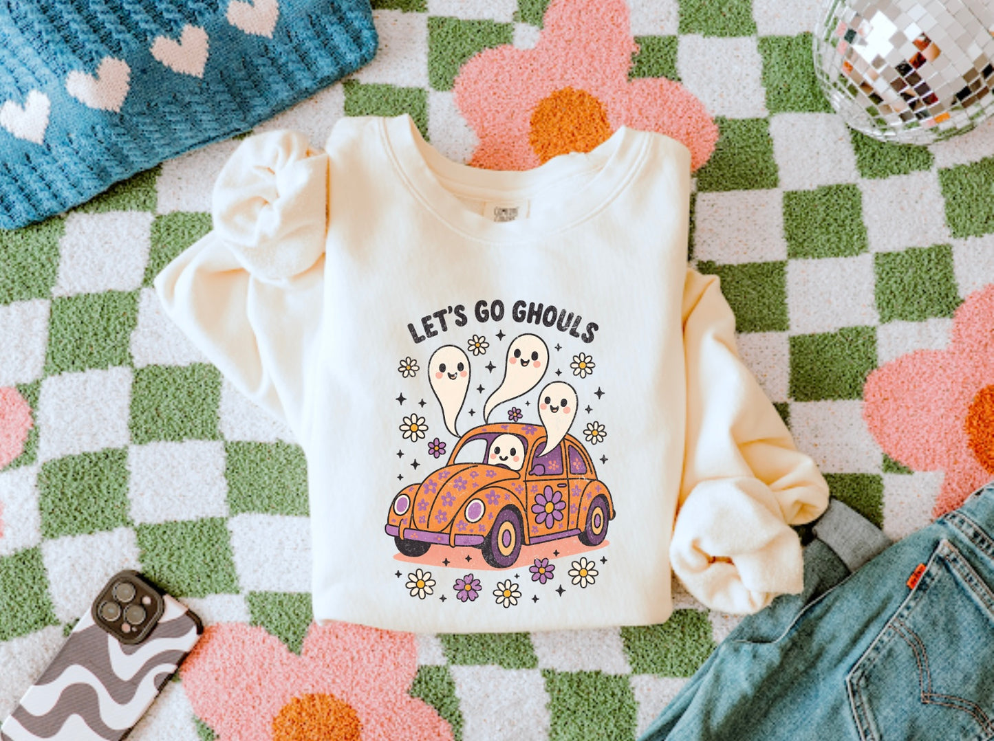 Groovy Ghoul Women’s Crewneck