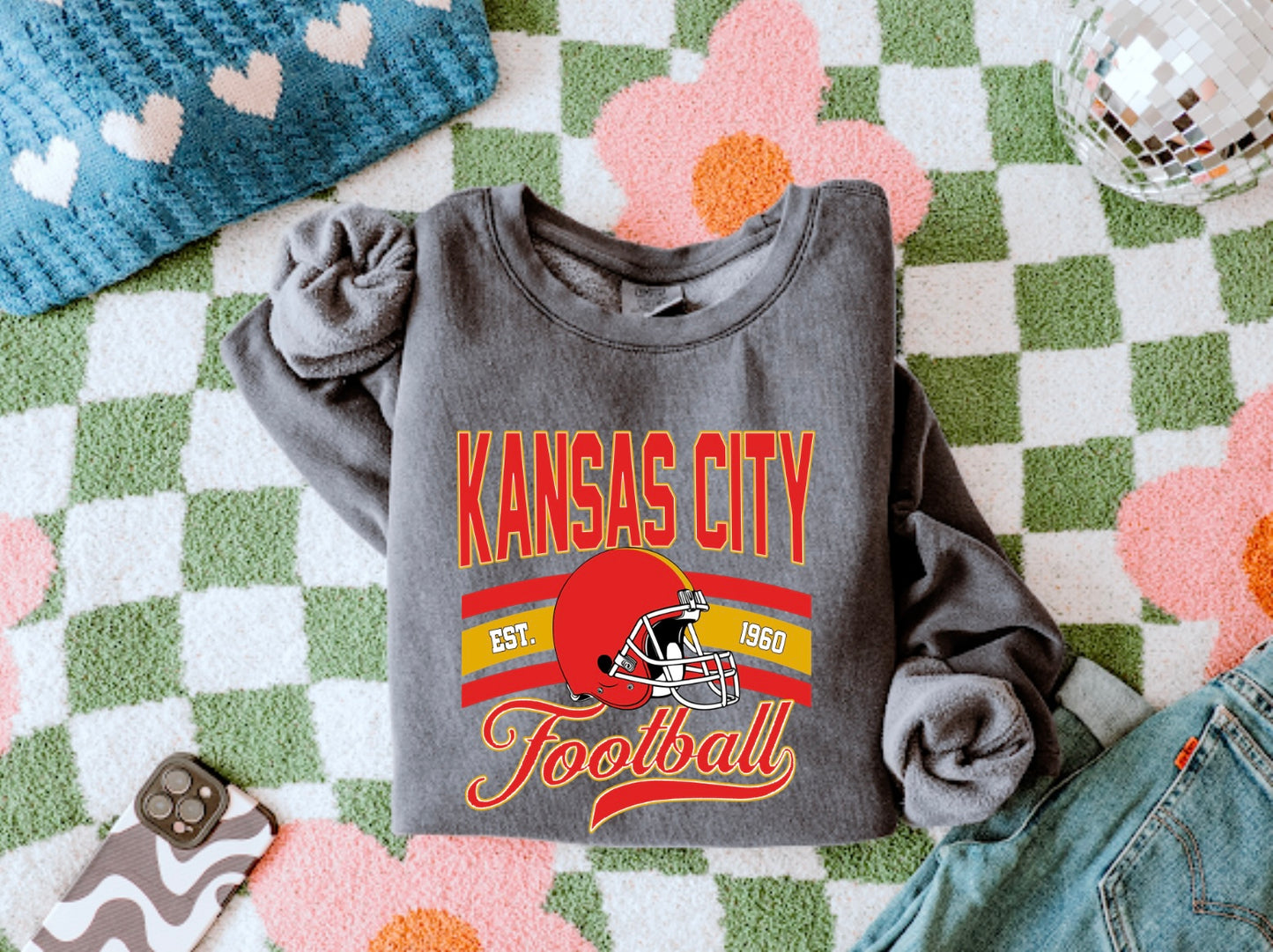 Kansas City Football Women’s Crewneck