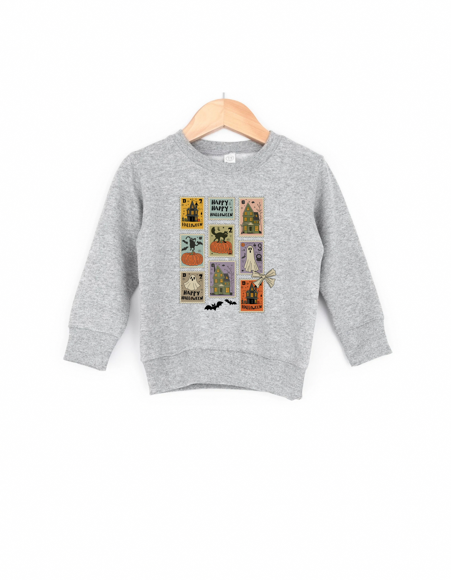 Retro Halloween Stamp Girls Design