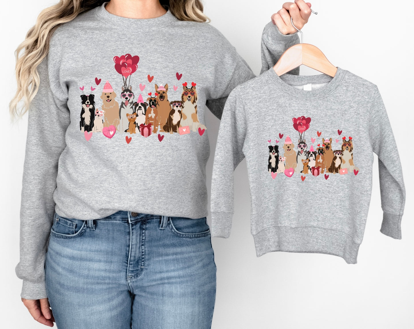 Valentine dogs adult size