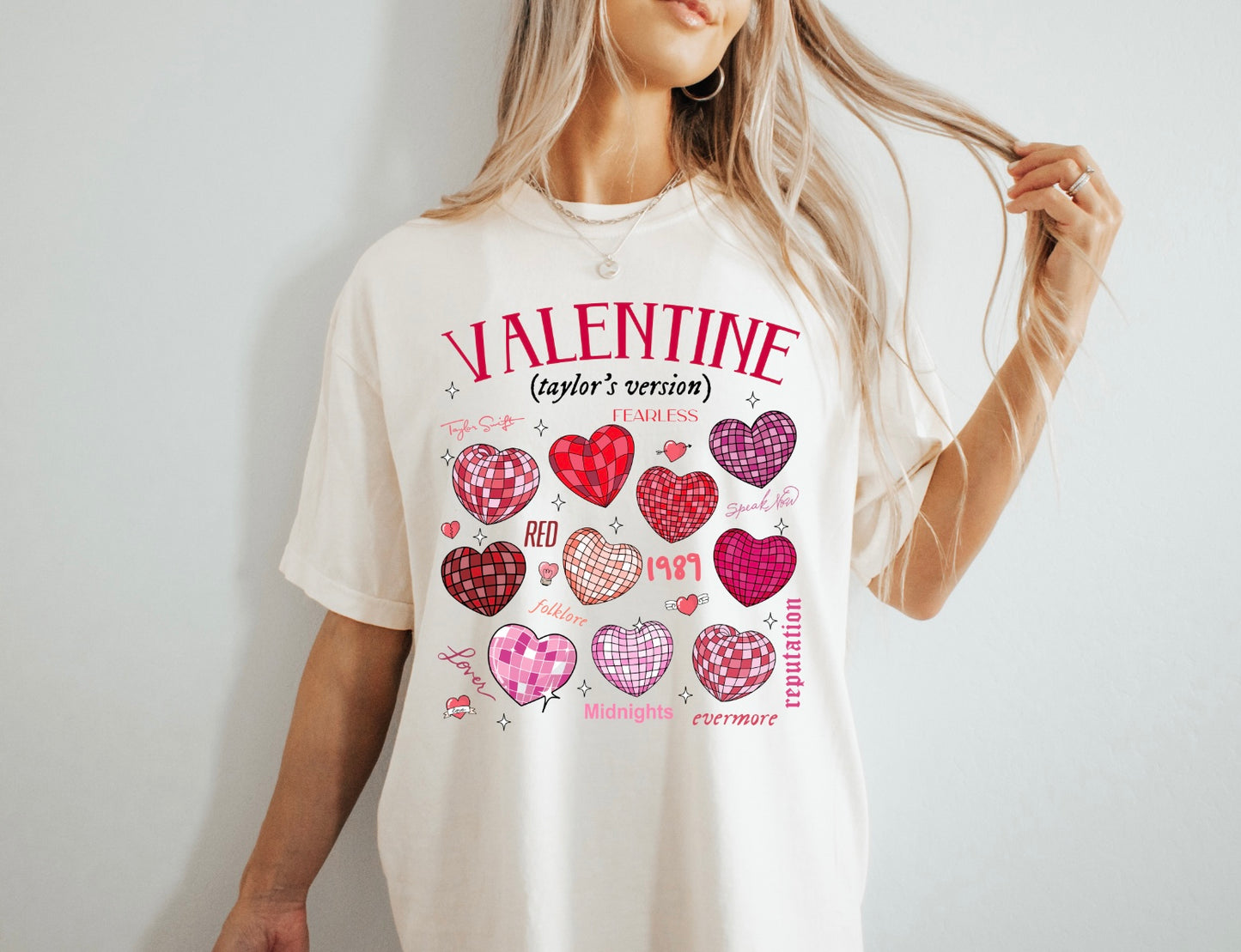 Disco heart adult size