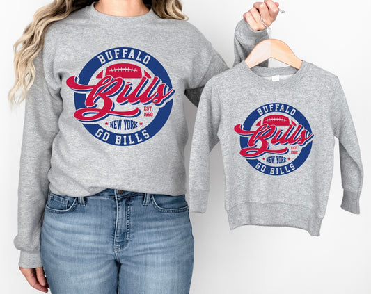 Buffalo Bills kids crewneck