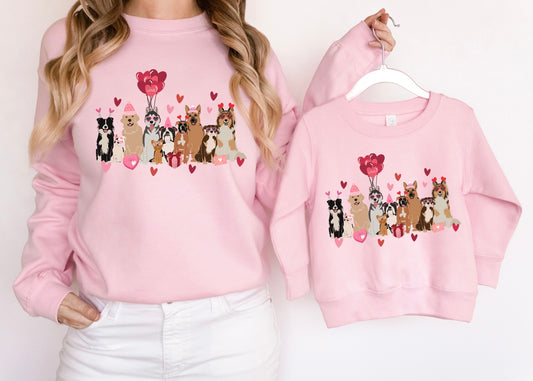 Valentine dogs kid size