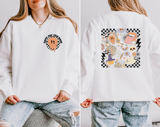 Here For The Boos Women’s Crewneck