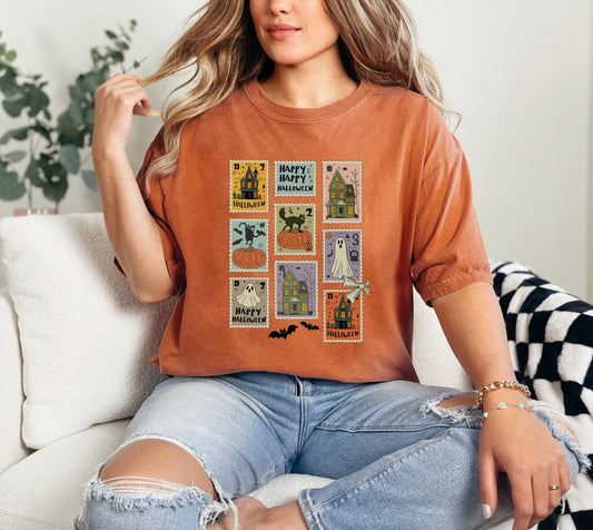 Retro Halloween Stamp Women’s Tee