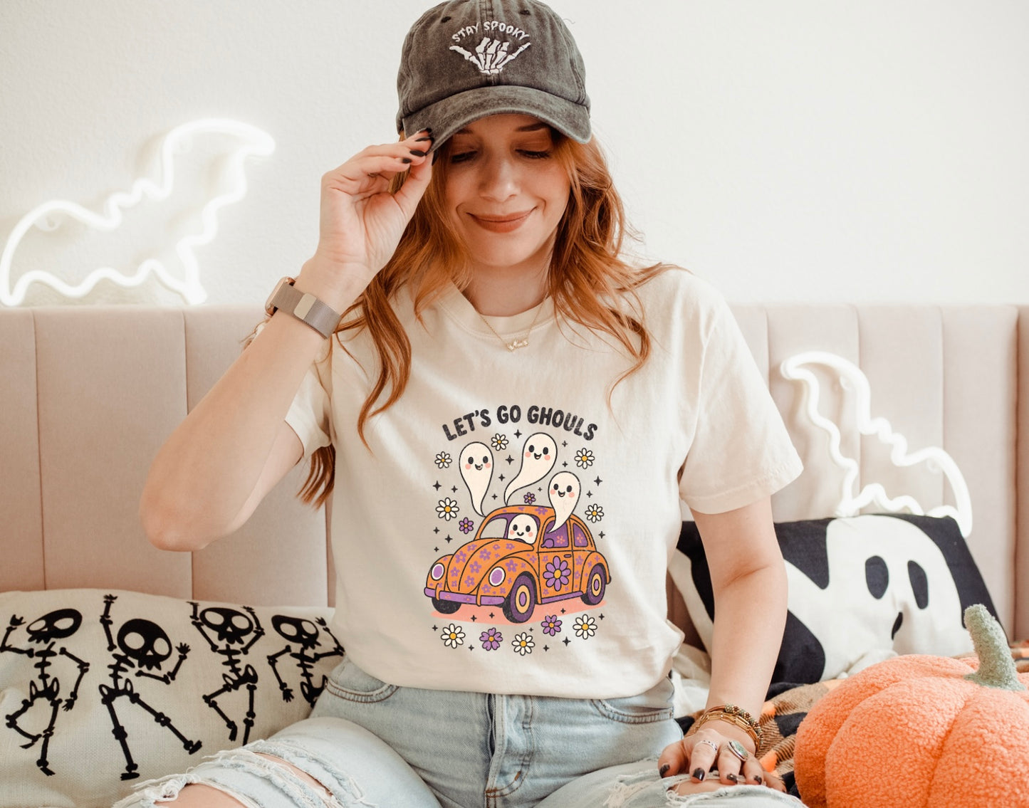 Groovy Ghoul women’s tee