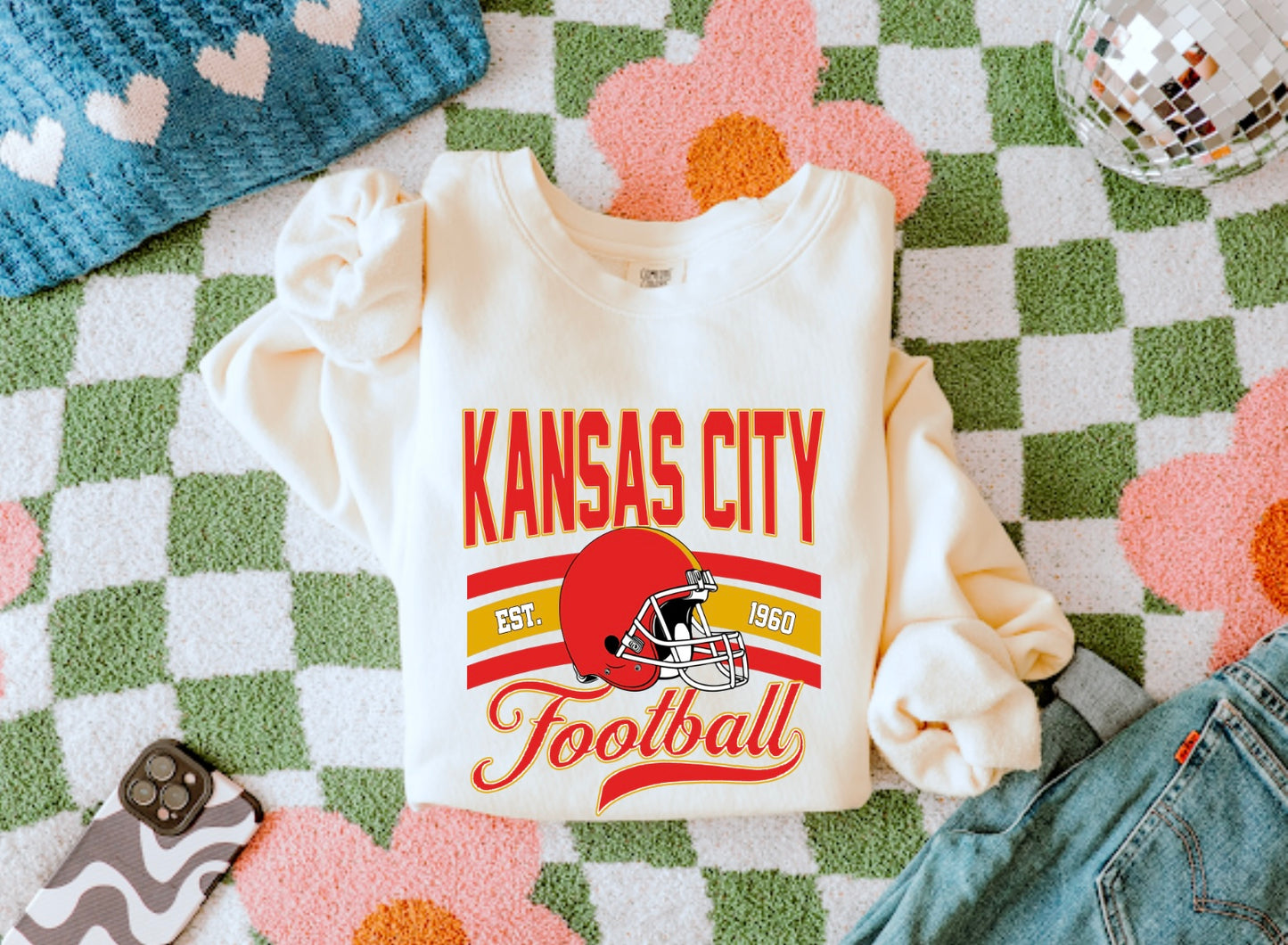 Kansas City Football Women’s Crewneck