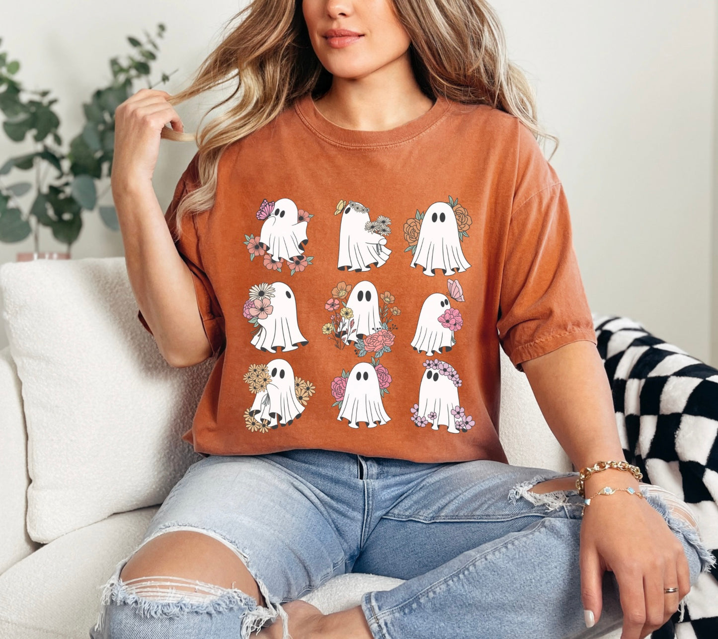 Vintage Ghost Floral Women’s Tee
