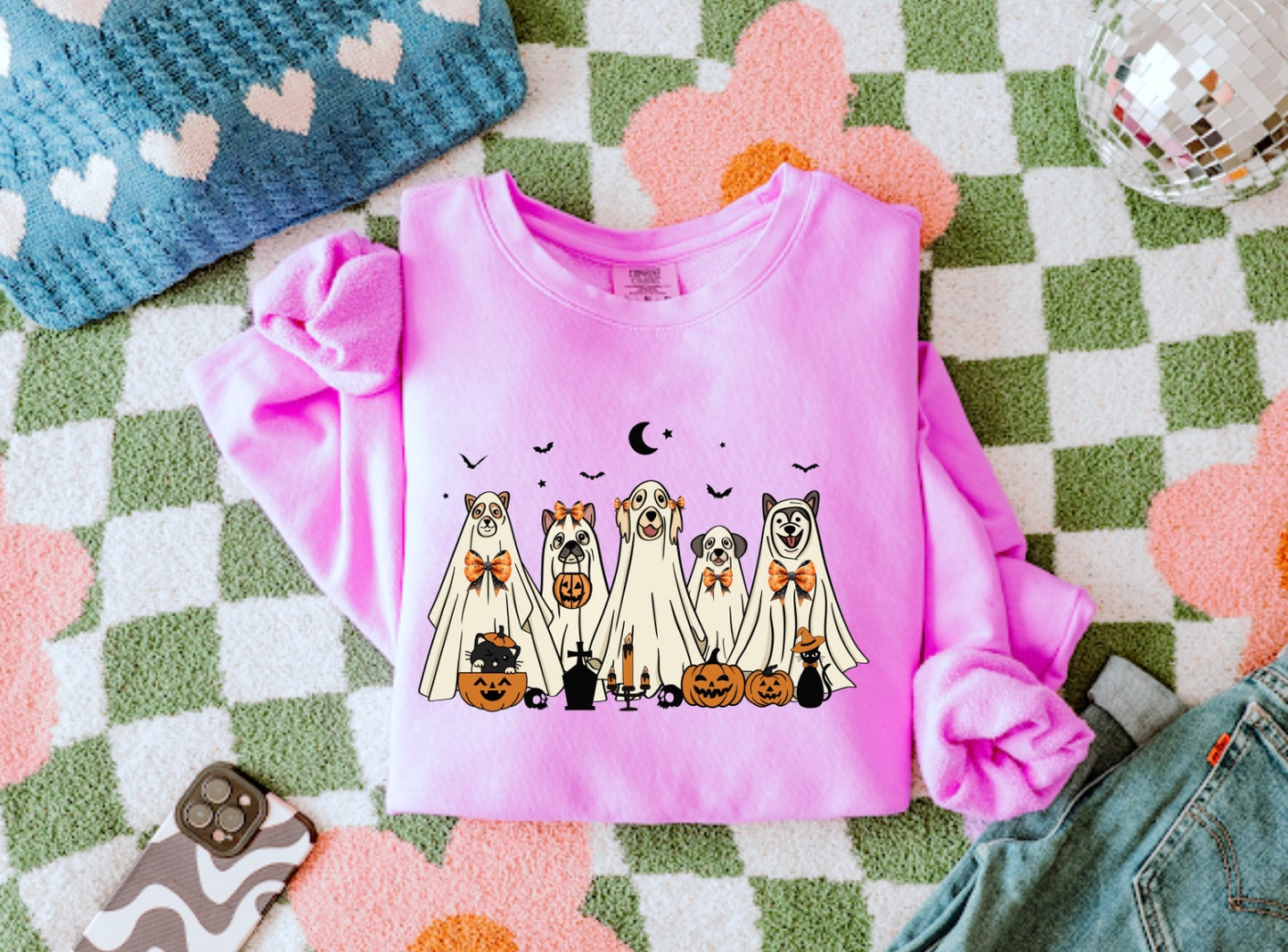 Pup O lantern Women’s Crewneck