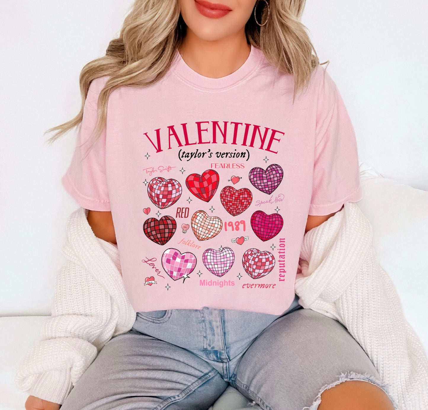 Disco heart adult size