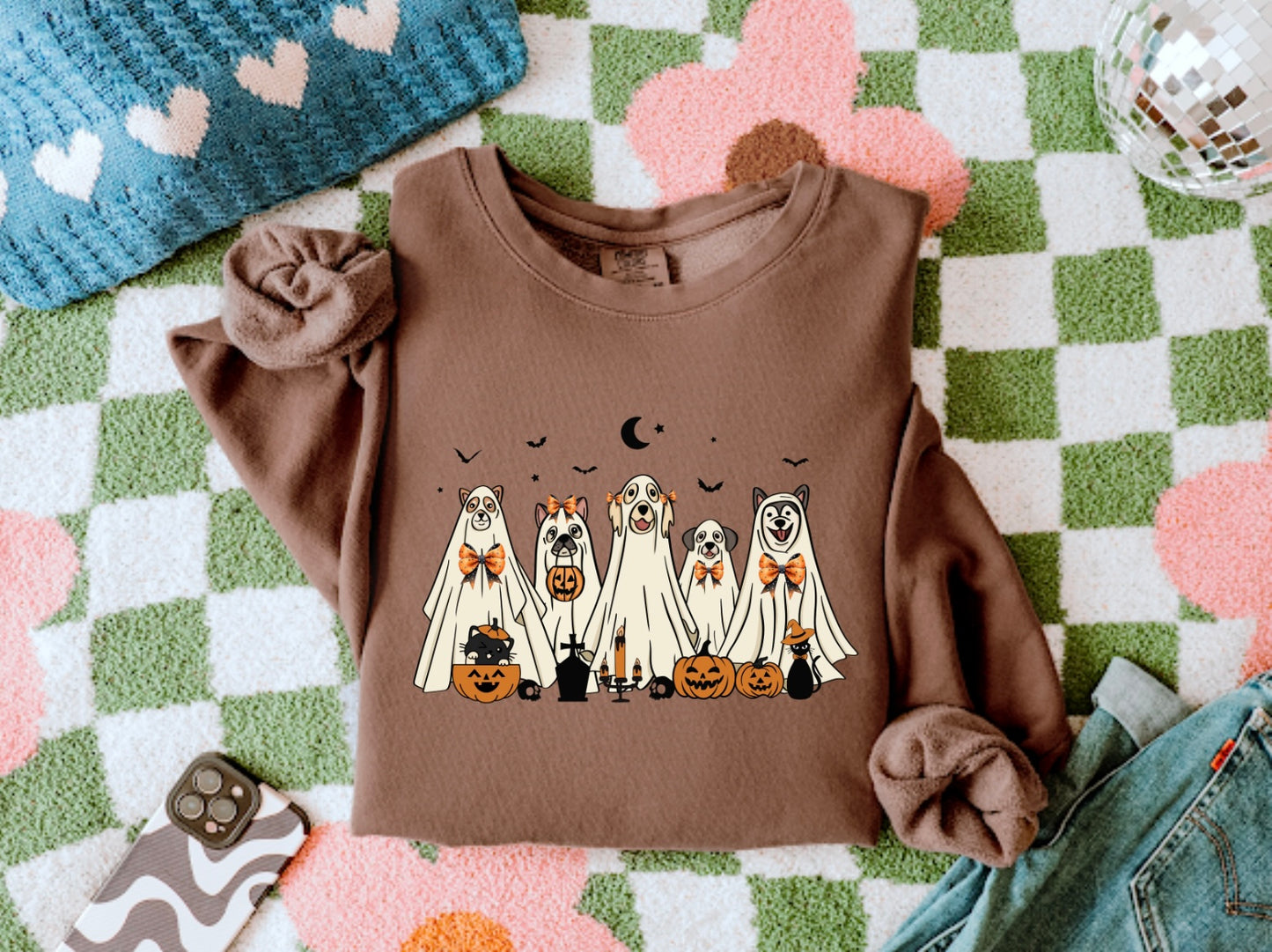 Pup O lantern Women’s Crewneck