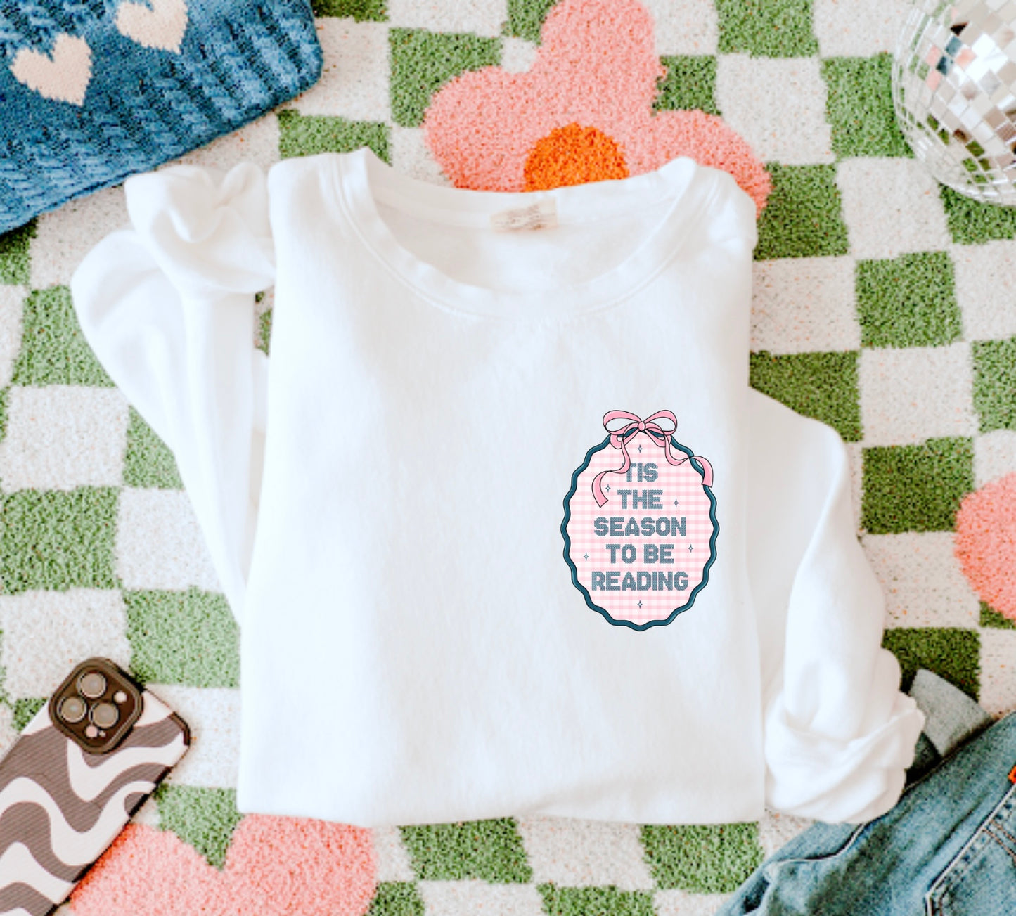 Tis The Season To Be Reading Crewneck