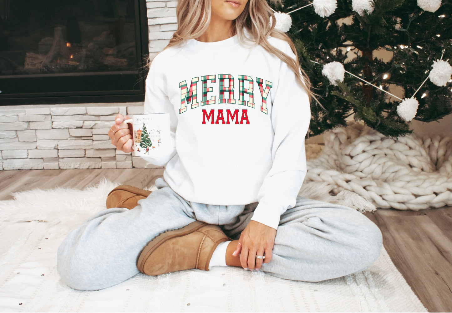 Cozy Christmas Mama
