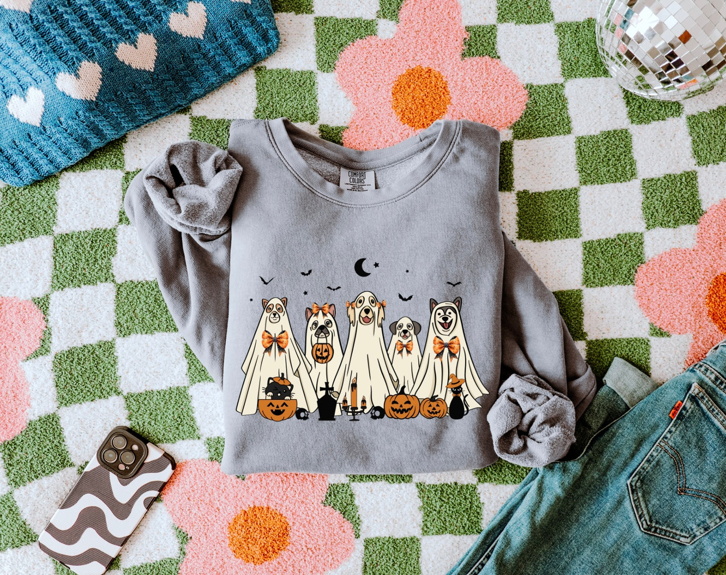 Pup O lantern Women’s Crewneck