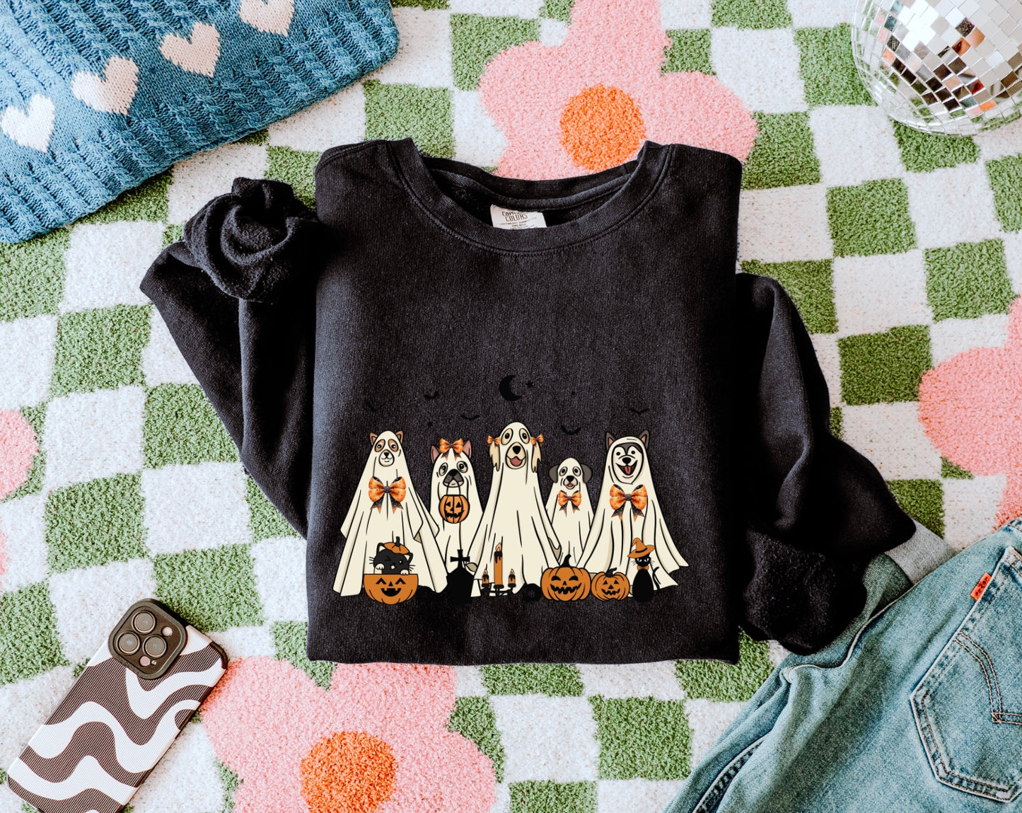 Pup O lantern Women’s Crewneck