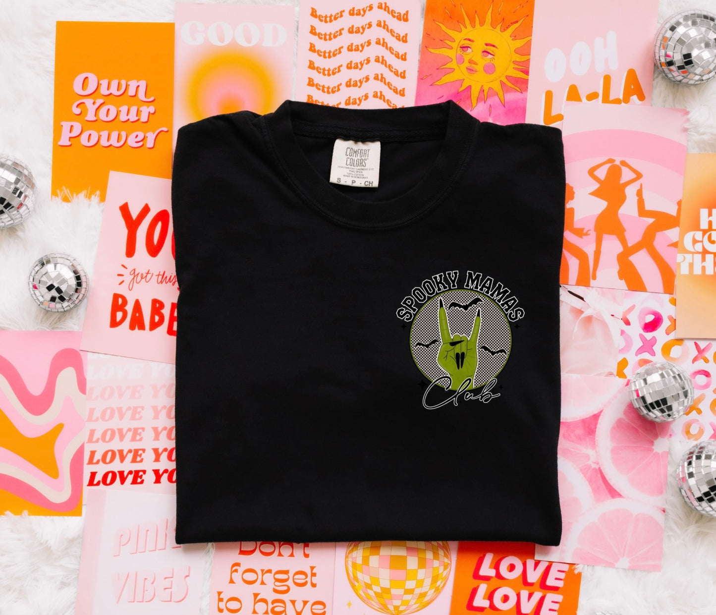 Spooky Mama Rock On Tee