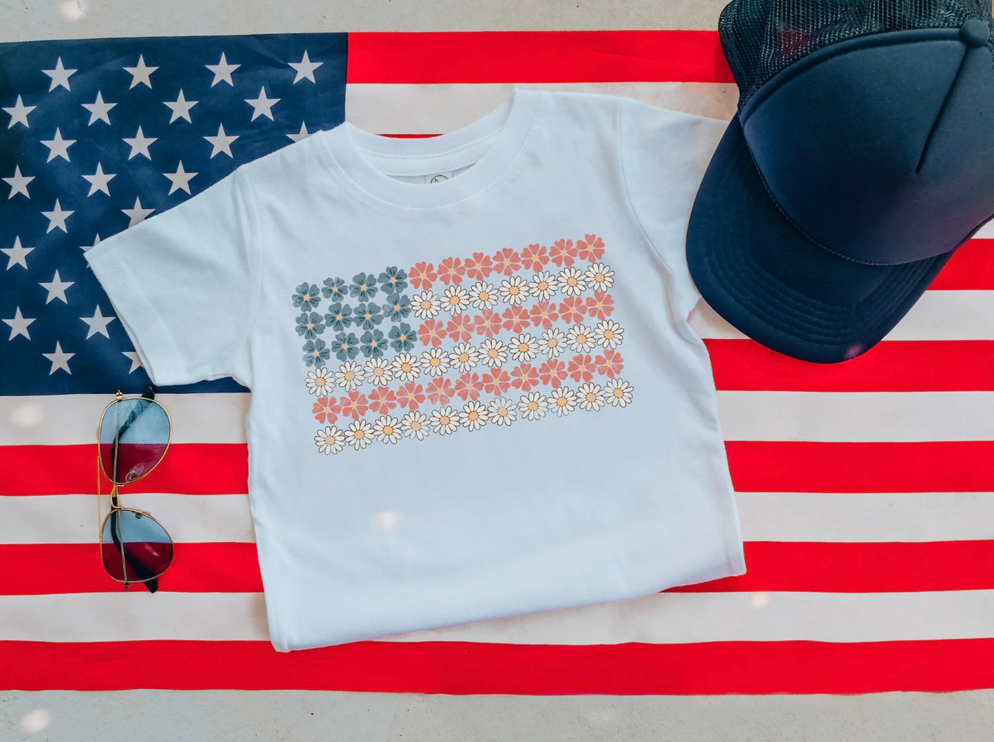 Stars, Stripes & Daisies