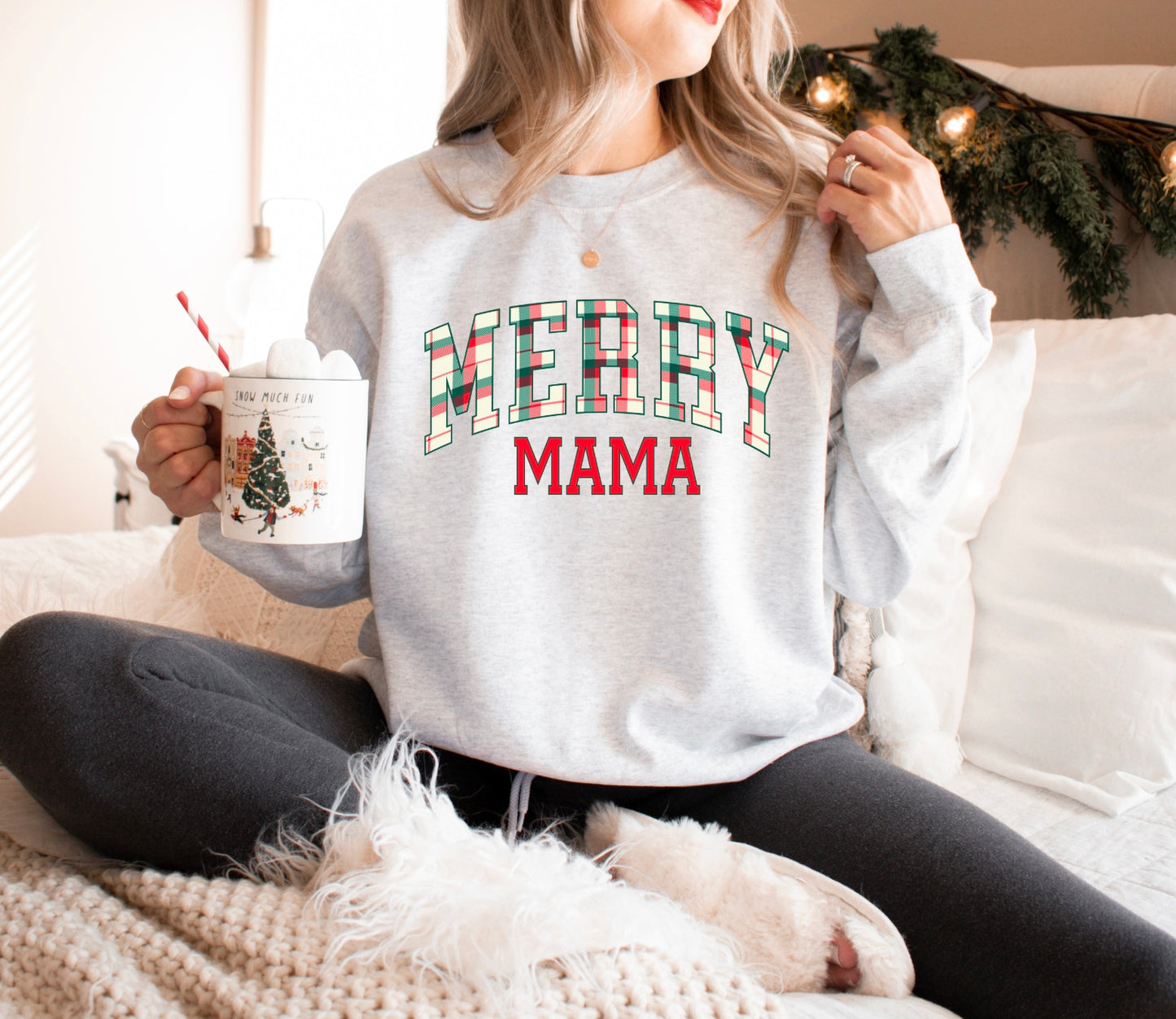 Cozy Christmas Mama