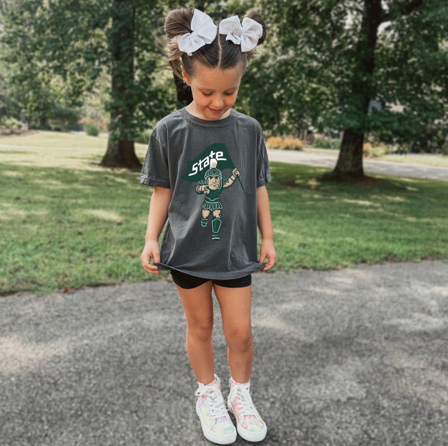 Sparty kids tee