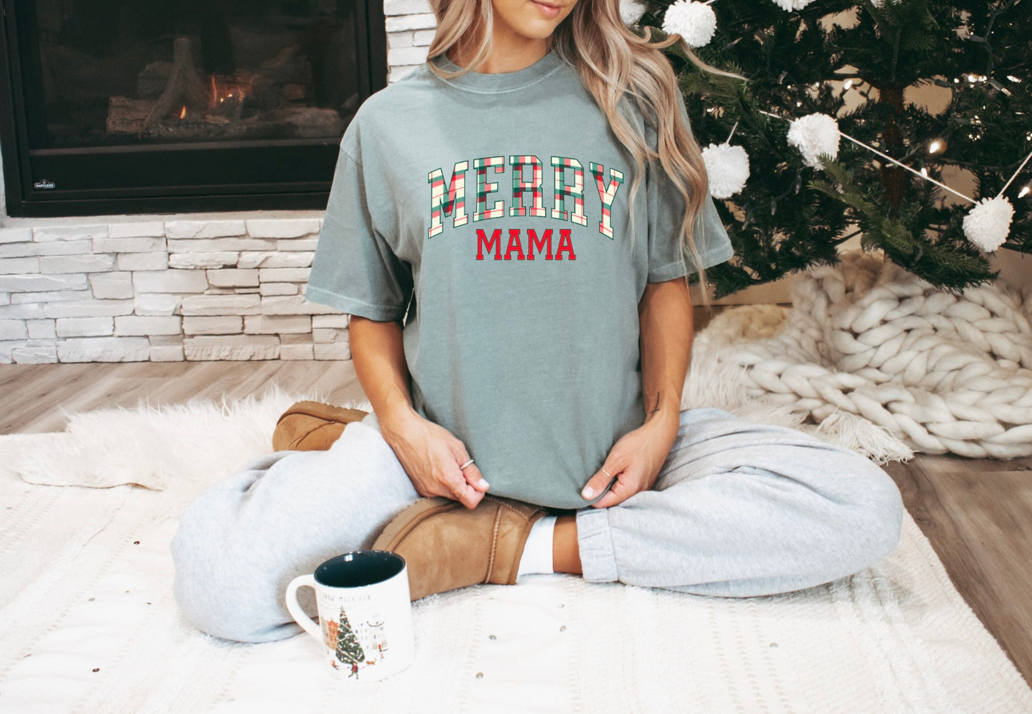 Cozy Christmas Mama