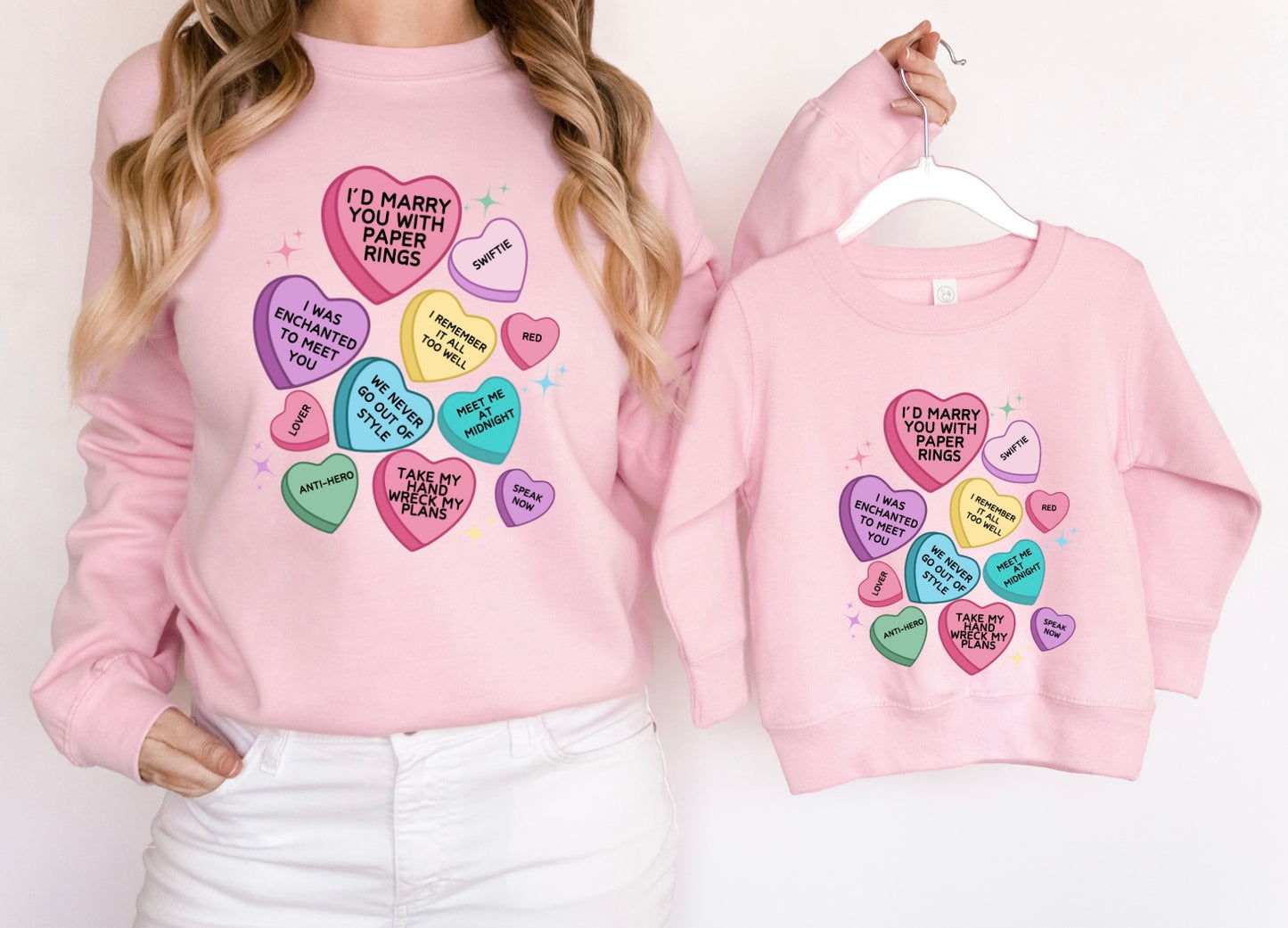 Candy hearts adult size