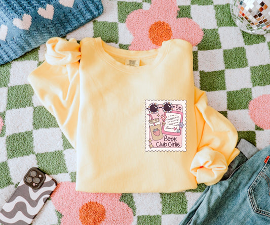 Book Club Girlie Crewneck
