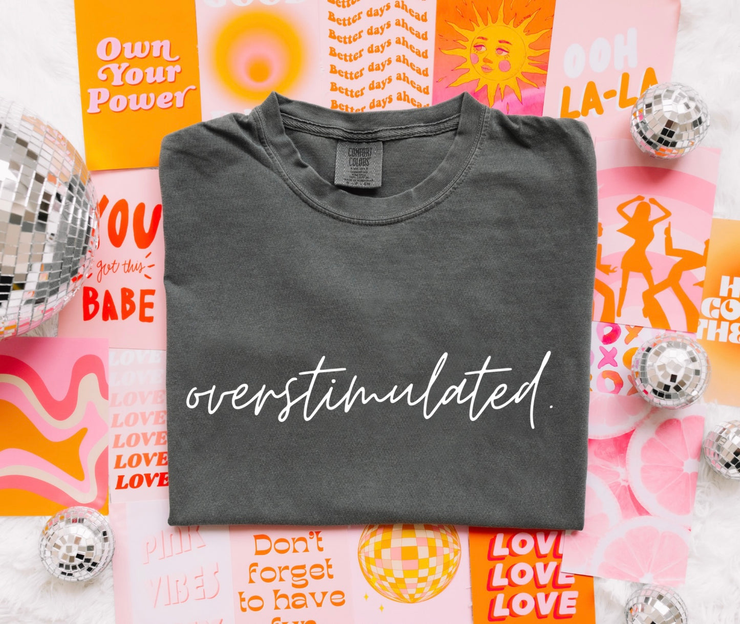 Overstimulated tee