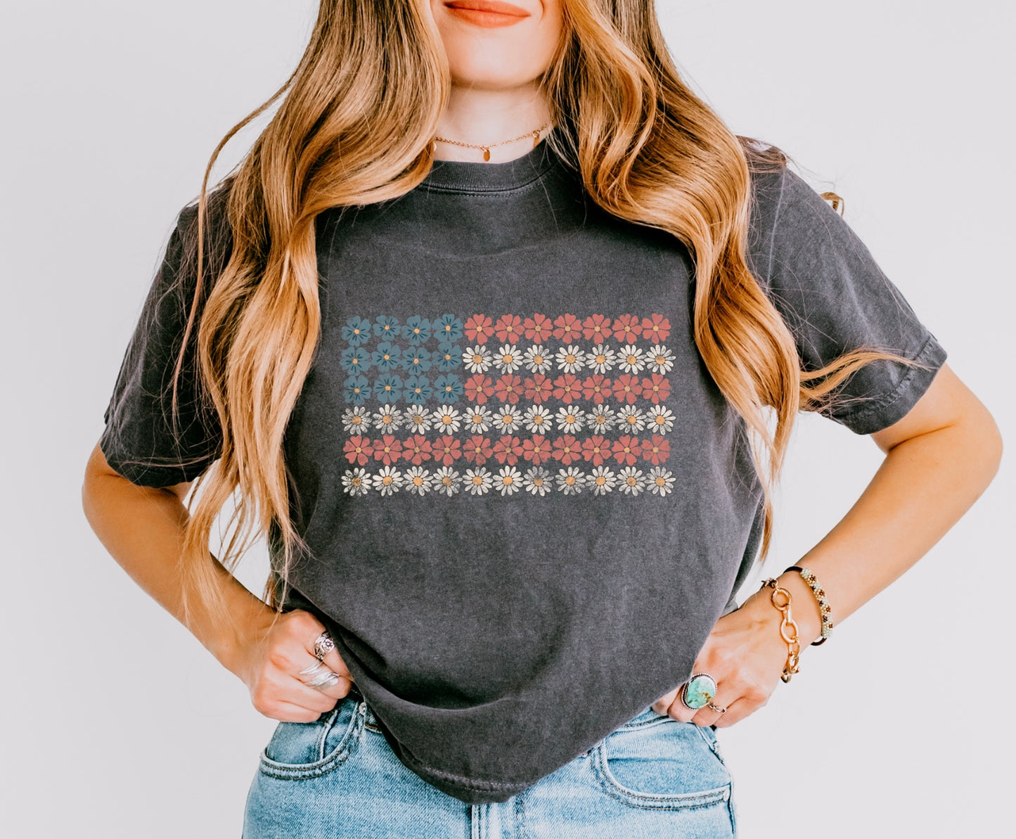 Stars, Stripes & Daisies