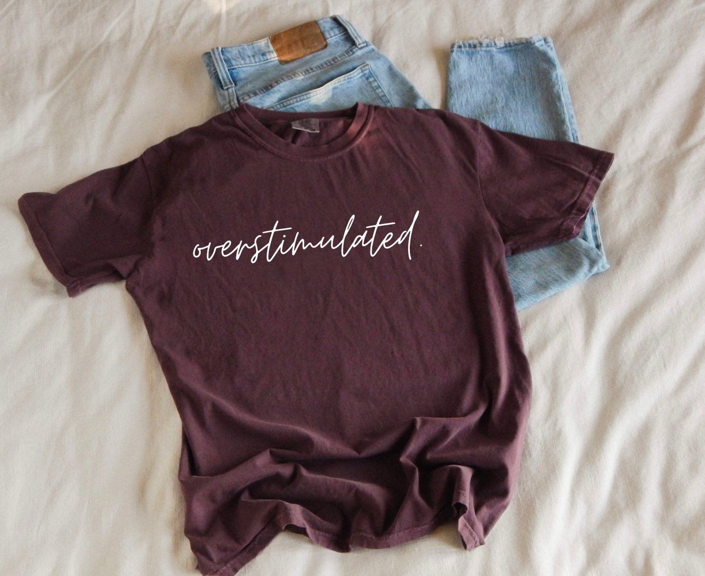 Overstimulated tee
