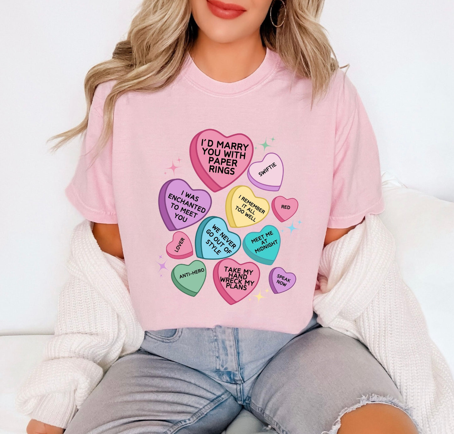 Candy hearts adult size