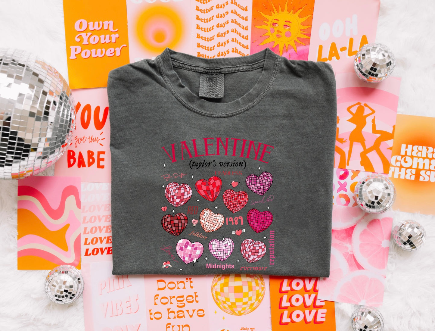 Disco heart adult size