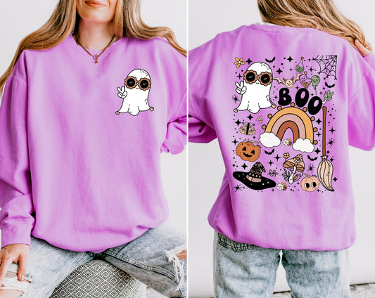 Groovy Ghost Women’s Crewneck