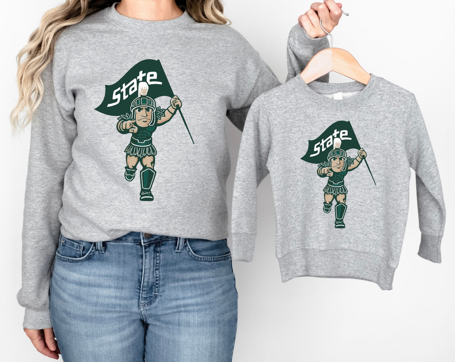 Sparty kids crewneck