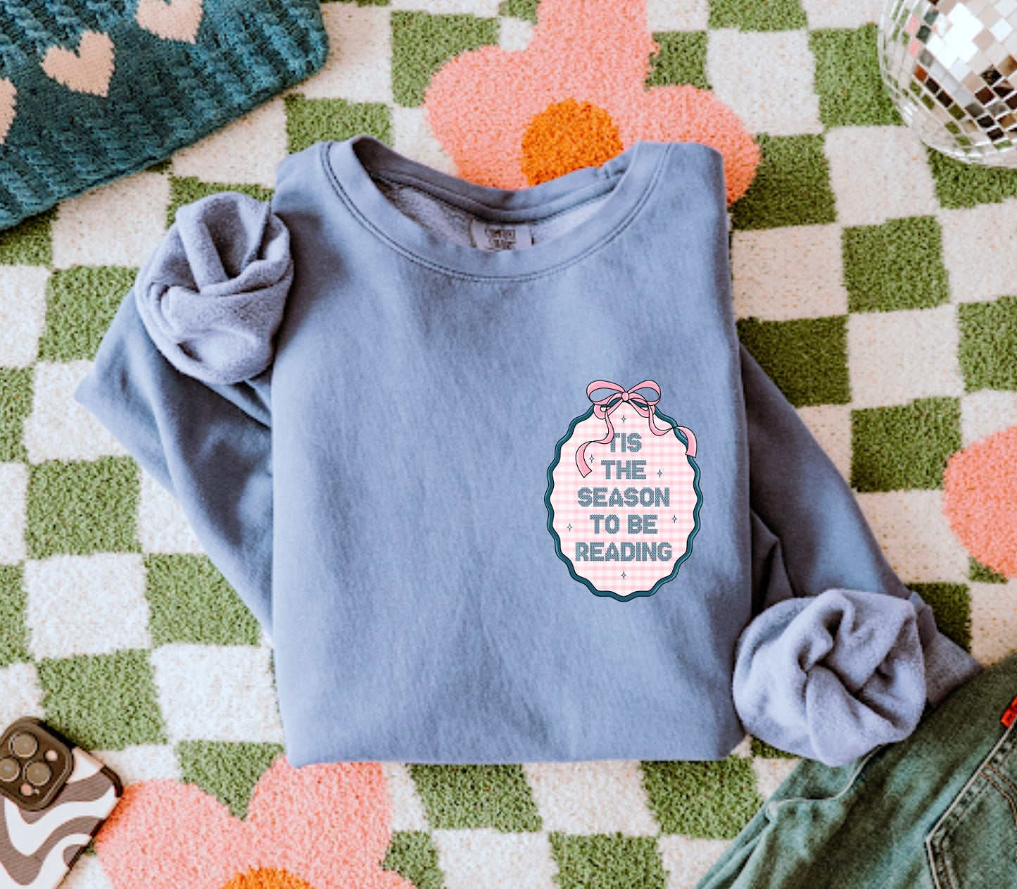 Tis The Season To Be Reading Crewneck