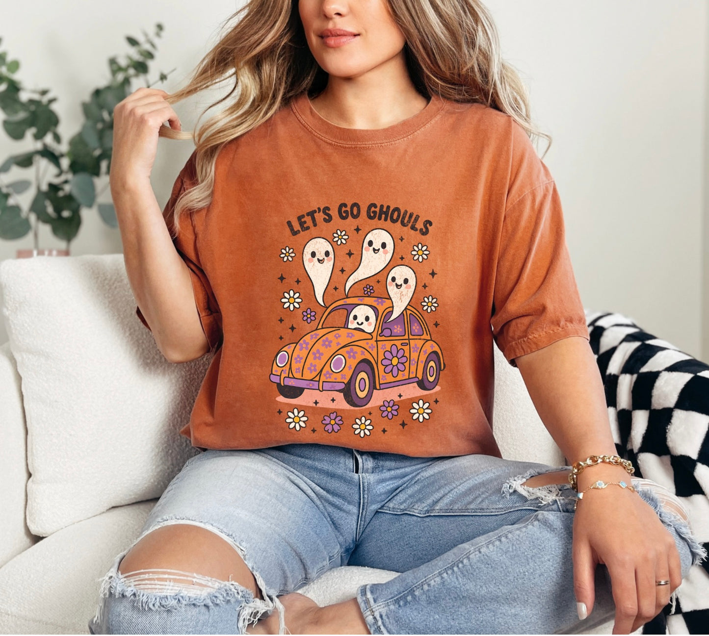 Groovy Ghoul women’s tee