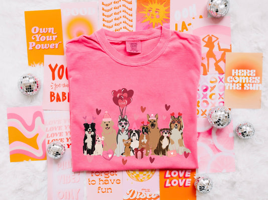 Valentine dogs adult size