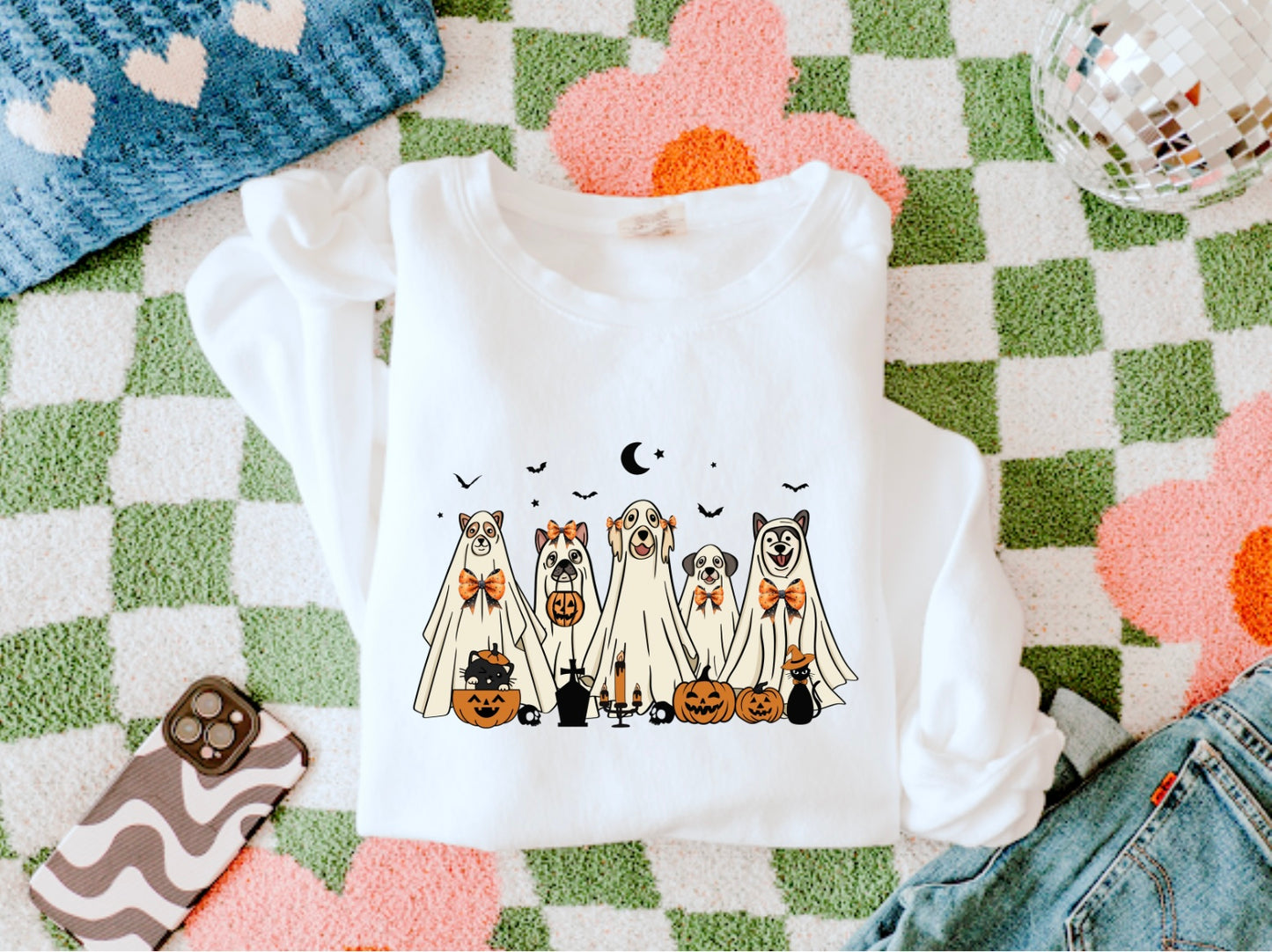 Pup O lantern Women’s Crewneck