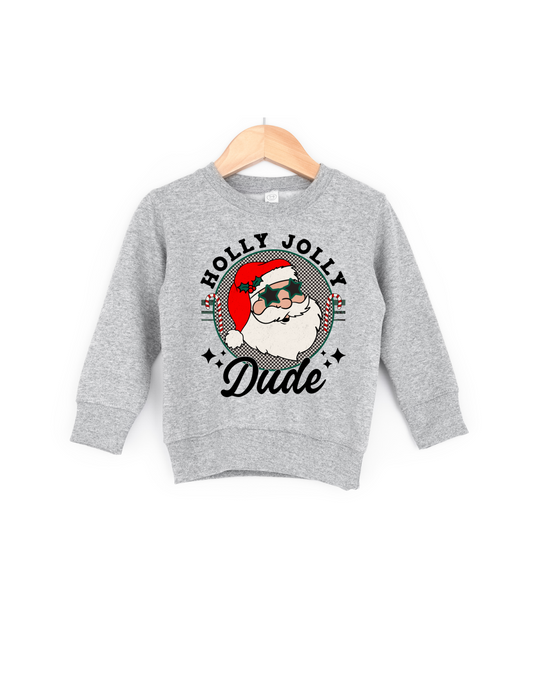 Holly Jolly kids crewneck